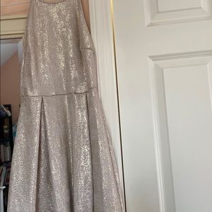 XS Glitter Dress Flare at Waist